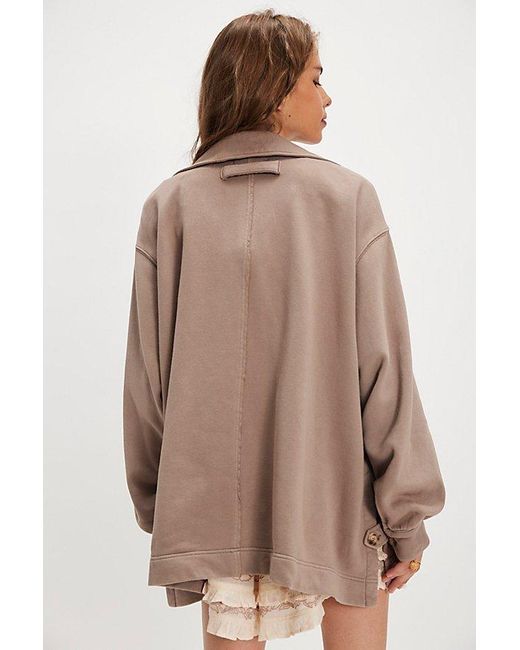 Free People Brown Alexa Sweatshirt