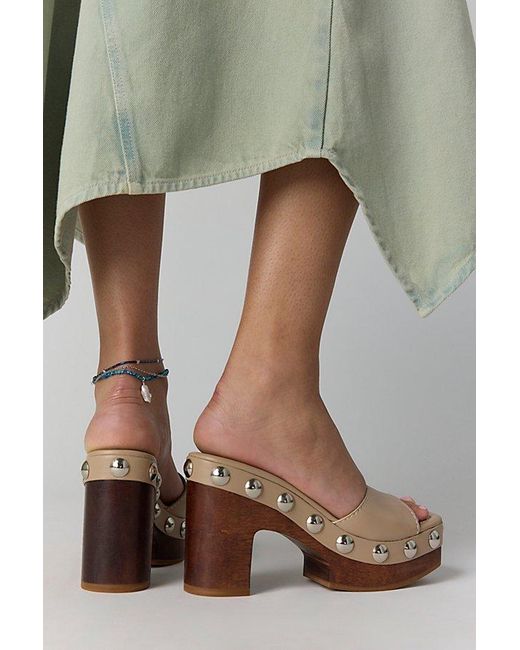 Vicenza Brown Cascais Platform Clogs By