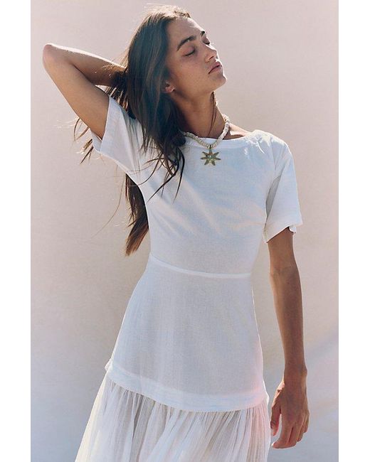 free-est White Marcella Midi Dress By