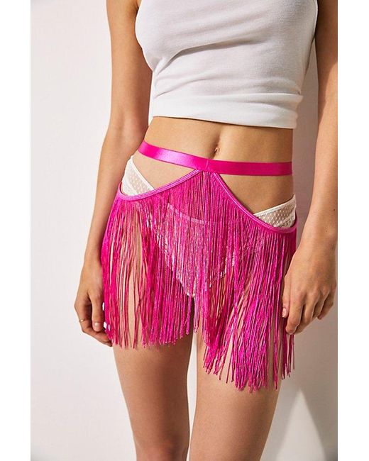 Kilo Brava Pink Fringe It Skirt