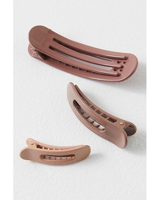 Kitsch Pink Recycled Plastic Flat Lay Claw Clip