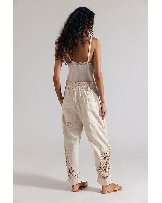 Free People Natural Rockaway Pull-On Craft Pants