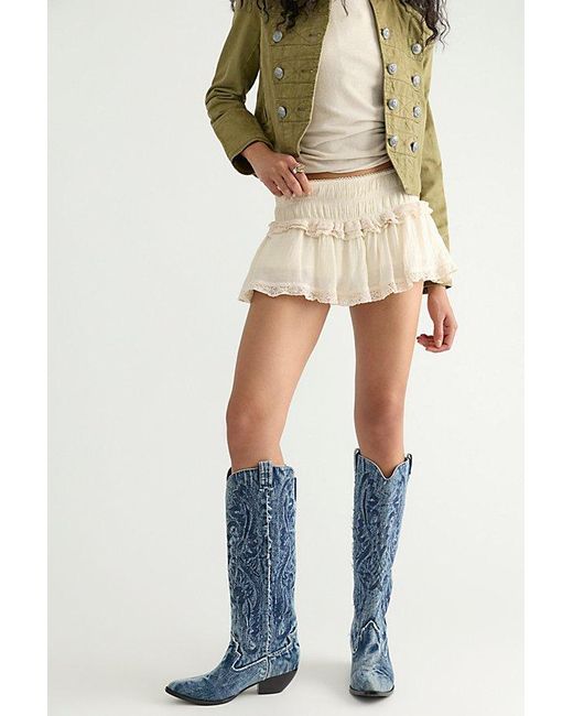 Jeffrey Campbell Blue Finn Tall Western Boots