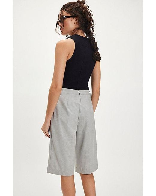 Free People Multicolor Clean Knee Length Trouser Shorts