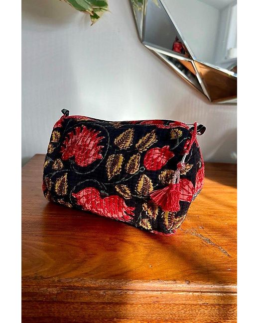 Be Deva Red Lali Cosmetic Bag