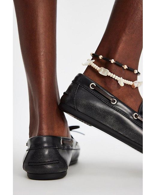 Jeffrey Campbell Blue Yachting Day Suede Boat Shoes