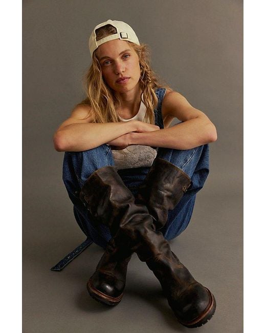 Free People Black Rapids Riding Boots