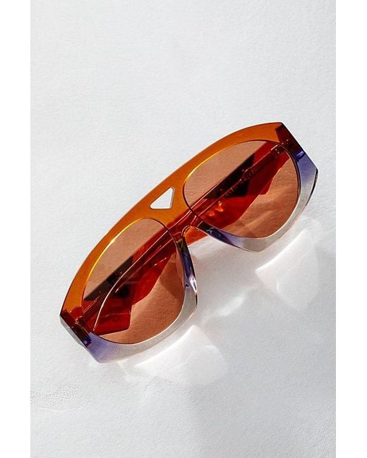 Karen Walker Multicolor Marquise Sunglasses