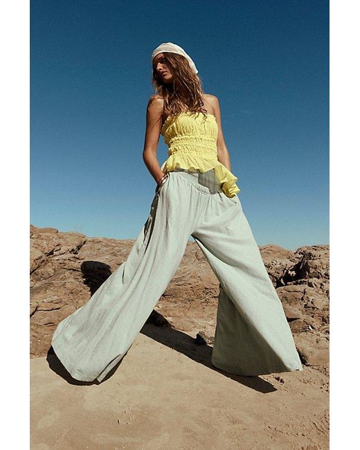 free-est Blue Robin Pants By