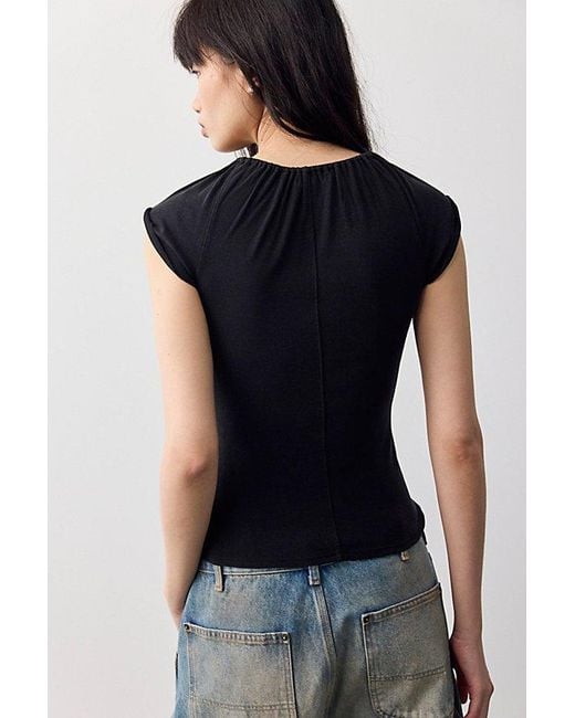 Free People Black We The Free Canal Street Tee
