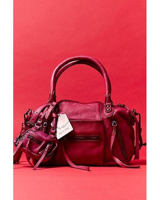 Free People Red Baby Emerson Tote Bag