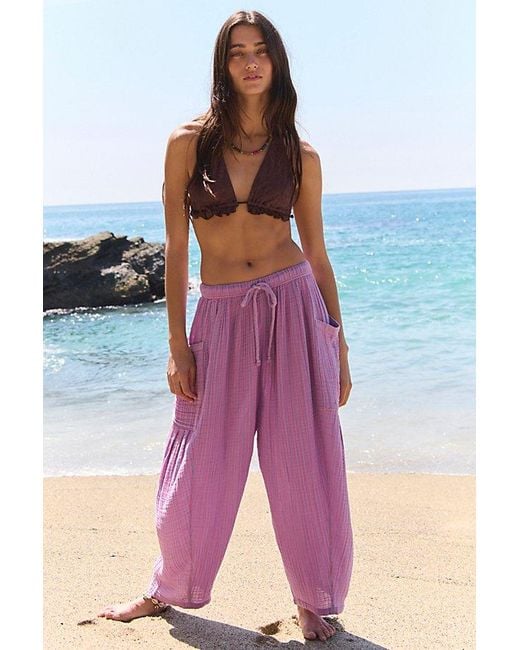 free-est Multicolor Quinn Striped Pants By