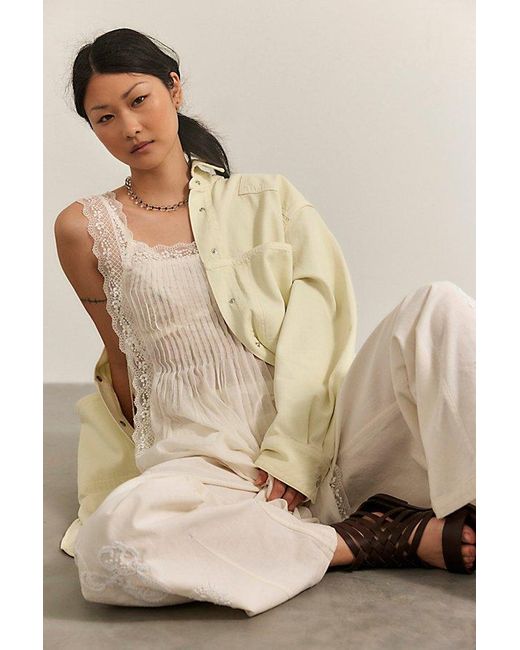 Agolde Natural Laria Button Down Shirt