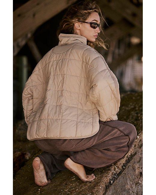 Fp Movement Brown Pippa Packable Puffer Jacket