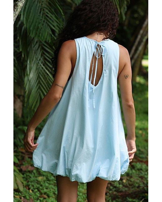 free-est White Struttin' Bubble Mini Dress By