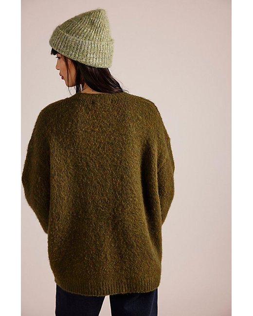 Free People Brown Carly Pullover