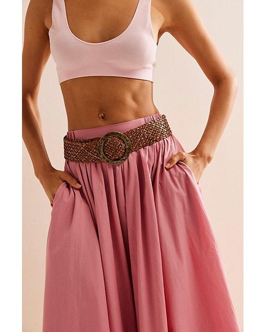 Free People ★ free-est ★ Lowen Striped Midi Skirt Free-est Lowen Midi Skirt at MarketFair Shoppes in Princeton, NJ