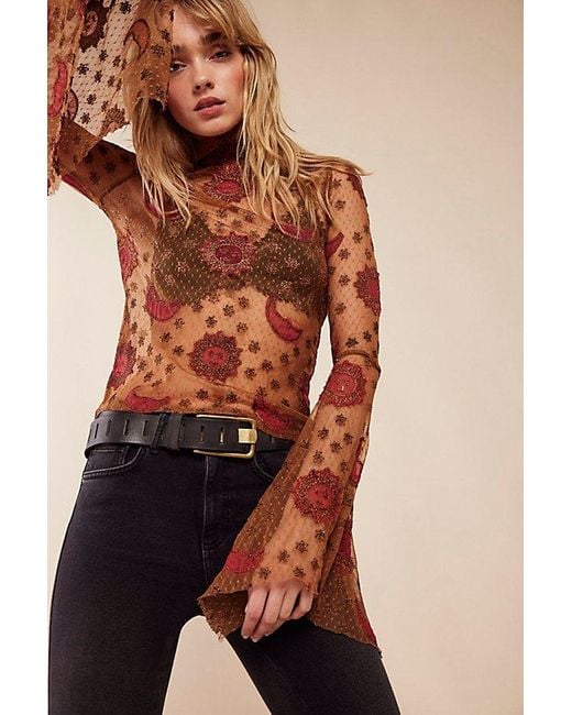 Free People Natural Sun Moon And Stars Top