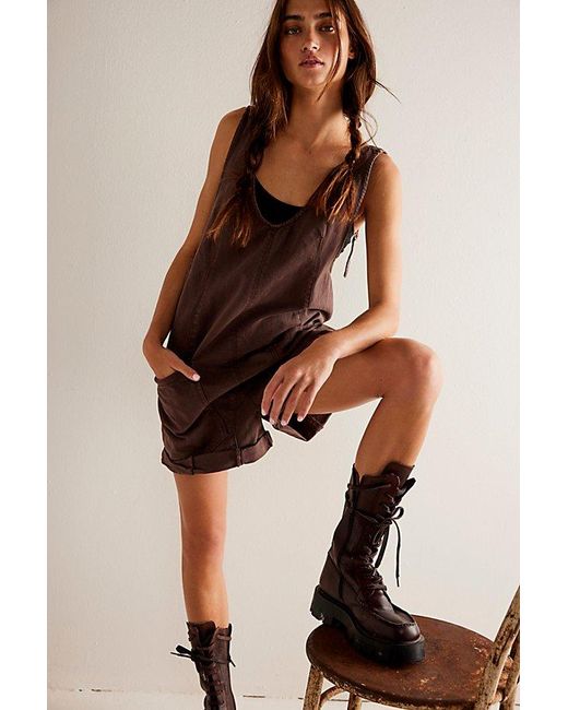 Free People Brown We The Free High Roller Shortall