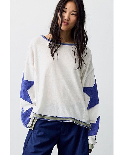 Free People Blue You're A Star Tee