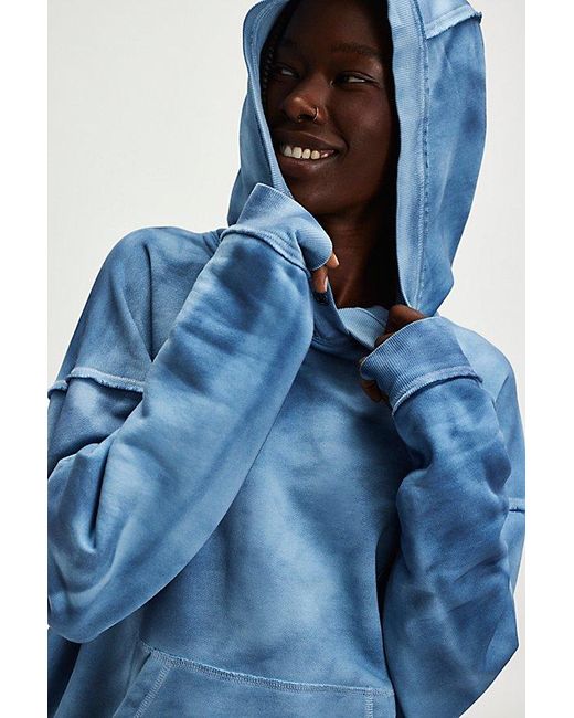 Free People Blue We The Free Your Favorite Washed Hoodie