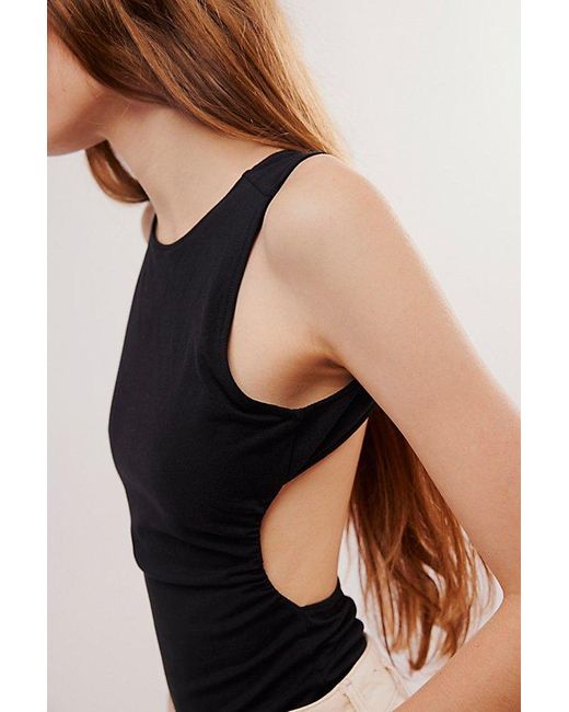 Intimately By Free People Black Wear It Out Backless Cami