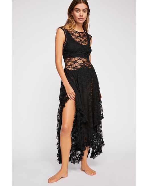 Free People Black French Courtship Slip By Intimately - Chemise