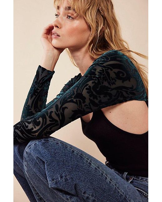 Only Hearts Burnout Velvet Shrug At Free People In Black Size M
