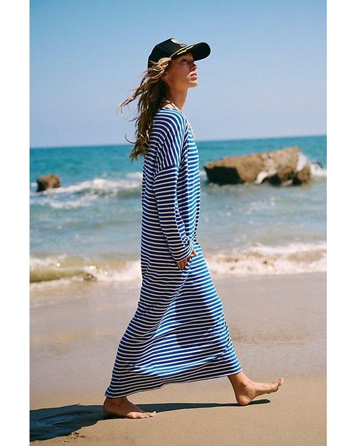 free people blue and white striped dress Free People Dress Striped blue and white dress
