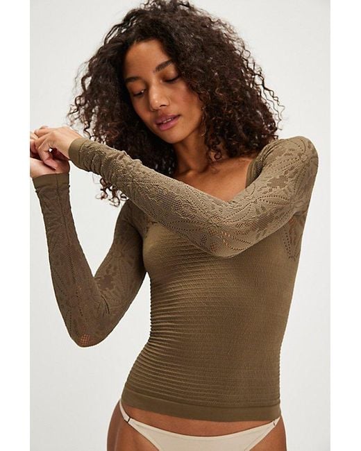 Intimately By Free People Multicolor So Many Likes Long Sleeve By