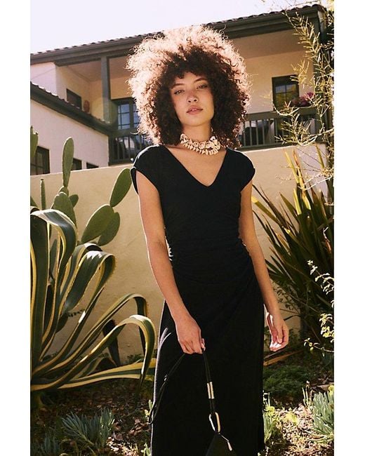 free-est Black Chateau Low-back Midi
