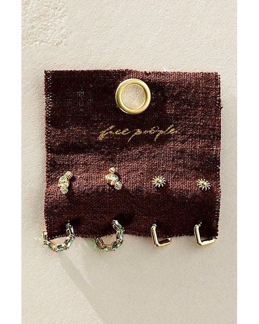 Free People Black Stardust Waterproof Studs