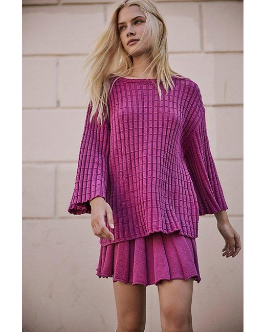 Purple sweater set online