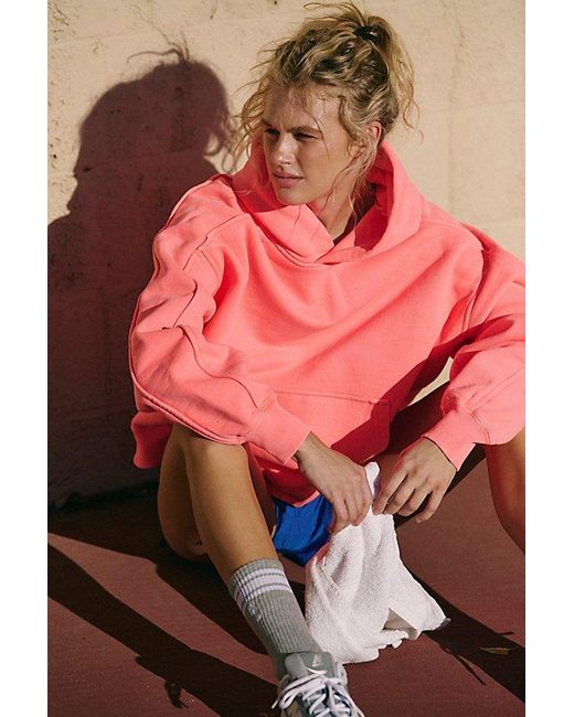 Fp Movement Pink A Cut Above Hoodie
