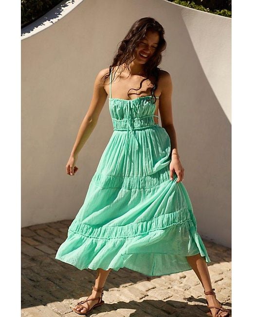 free-est Green Taking Sides Maxi Dress By
