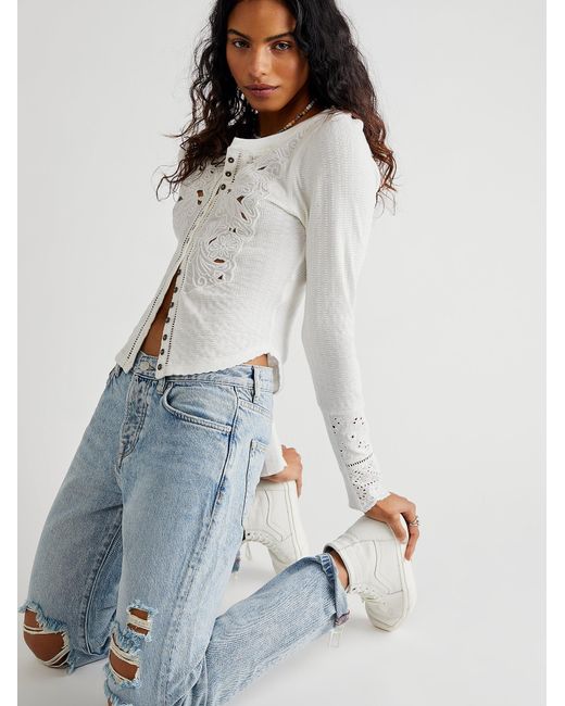 Free People Denim Bren Boyfriend Jeans 