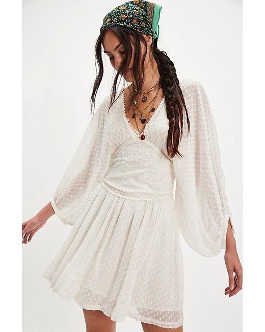 Free People Natural Sweet Dreams Mini Dress