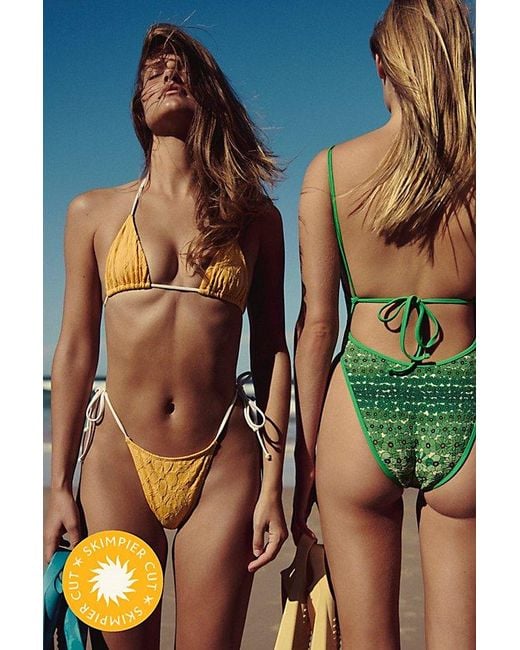 free-est Brown Michelle Bikini Bottoms