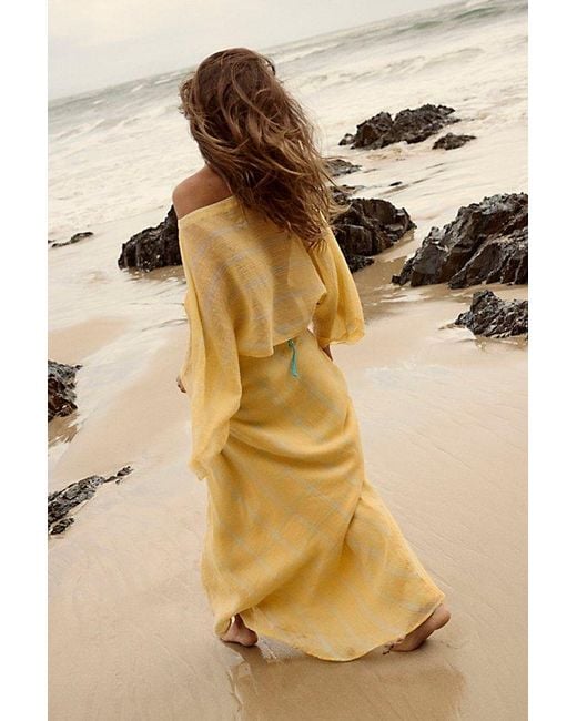 free-est Multicolor Paula Patterned Skirt Set By