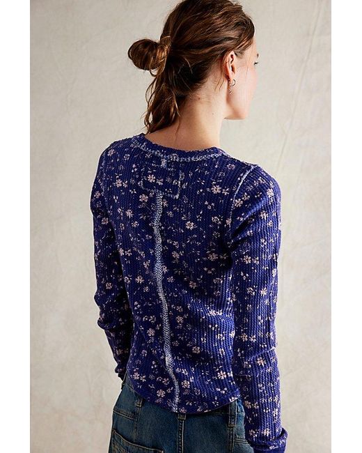 Free People Blue We The Free Pretty Little Thermal