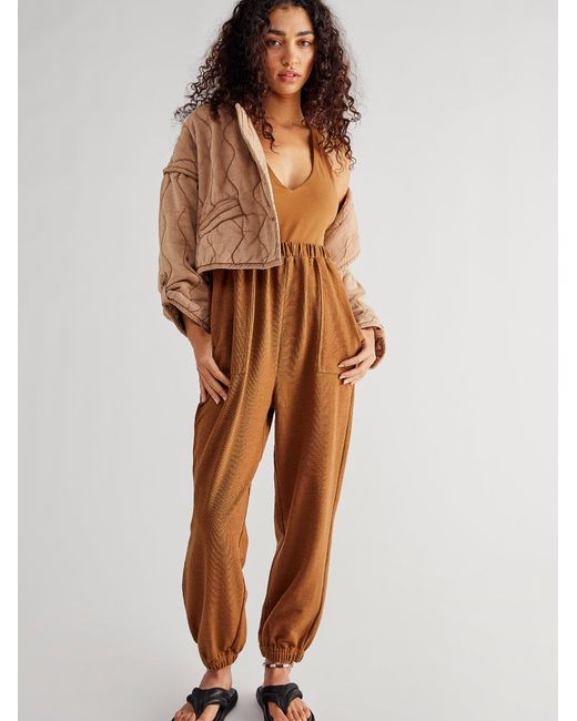 Free People Kyle One Piece In Brown Lyst