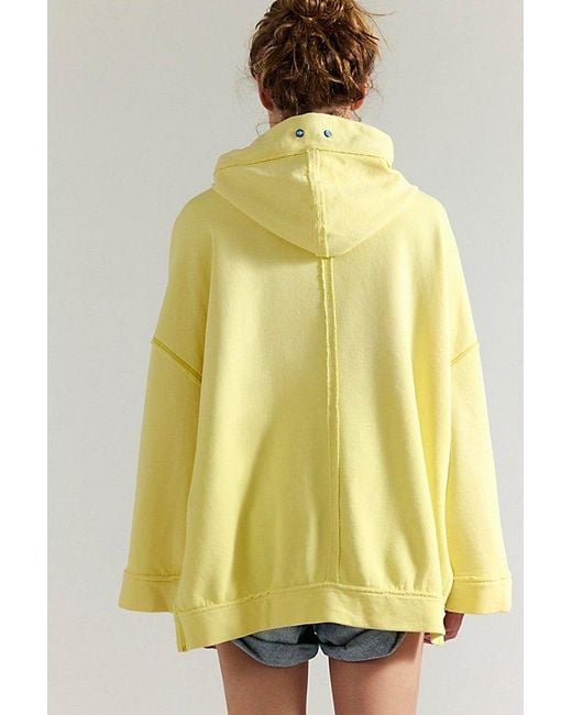 Free People Yellow Bejeweled Pullover