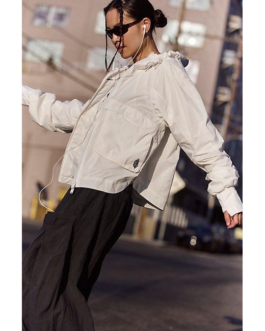 Fp Movement Purple Dew Point Rain Jacket