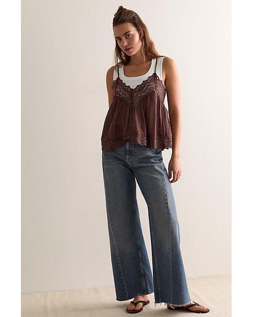 Intimately By Free People Brown Fiona Cami