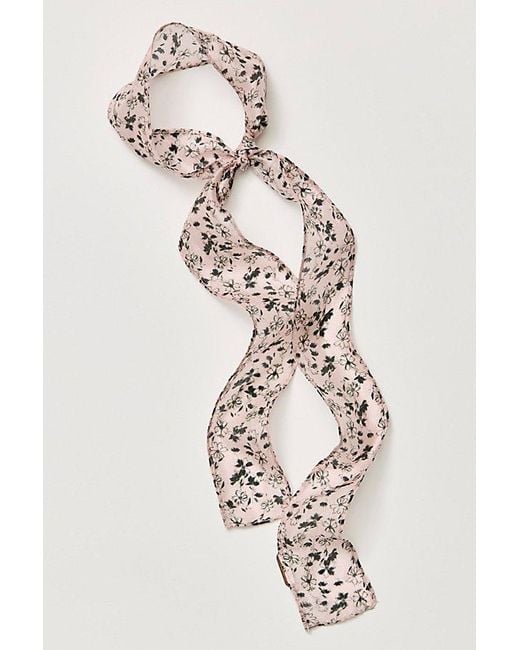 Free People Black Vessa Pony Scarf