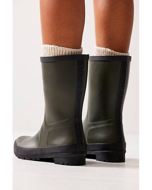 Barbour Green Banbury Boots At Free People In Olive, Size: Us 8