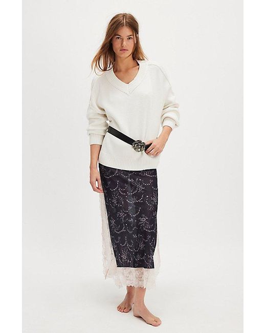 Intimately By Free People Multicolor Suddenly Fine Maxi Slip