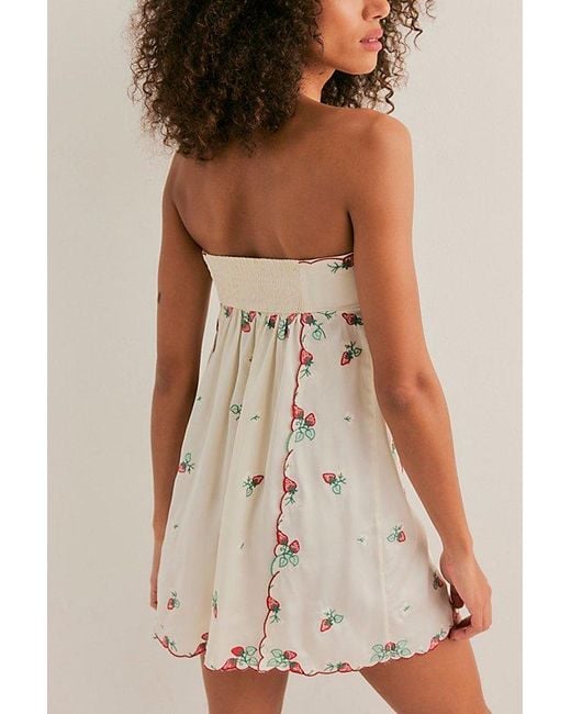 Free People Multicolor Strawberry Fields Slip