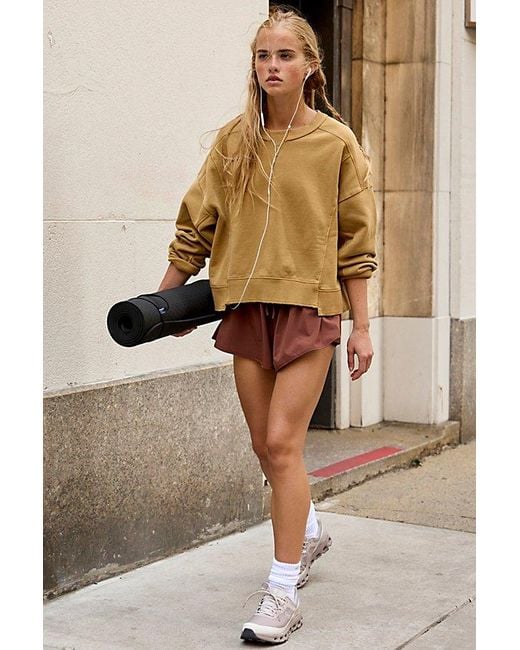 Fp Movement Brown Intercept Pullover