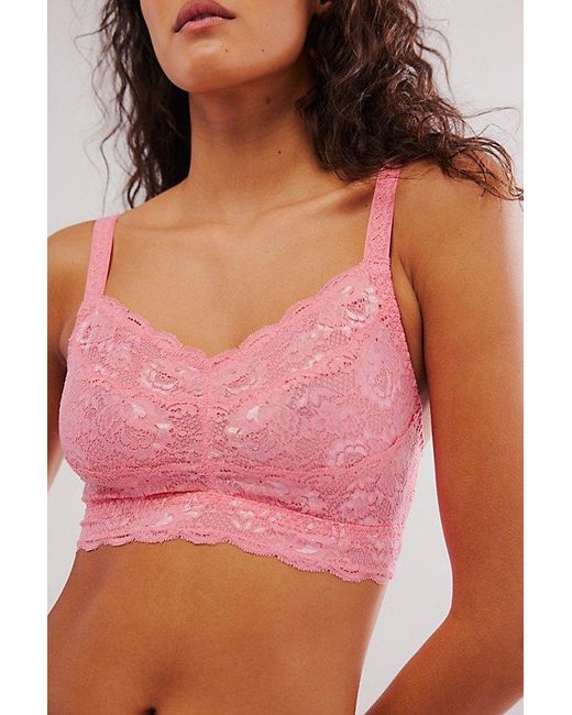 Free People Red Curvy Never Say Never Bra